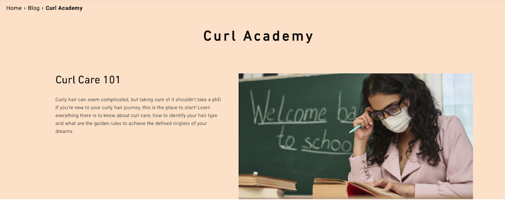 Curlsmith Curl Academy